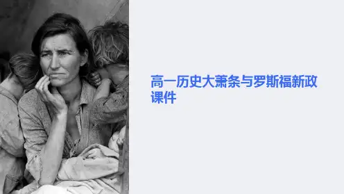 高一历史大萧条与罗斯福新政课件