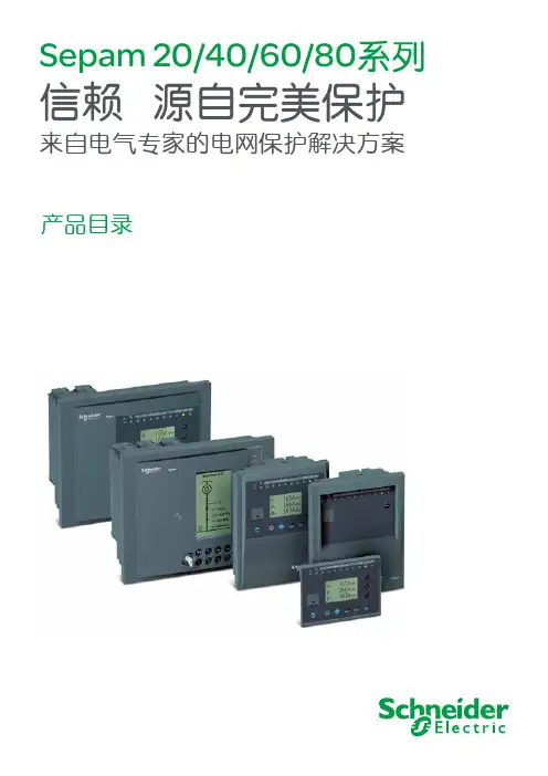 Sepam 系列产品目录