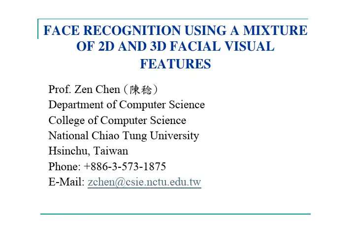 face recognition ppt