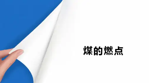 煤的工艺性质 煤的燃点(煤化学课件)