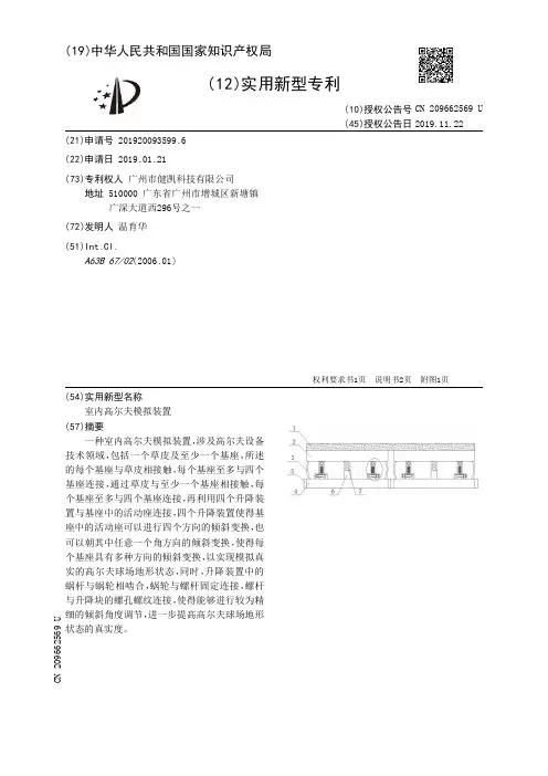 室内高尔夫模拟装置_CN209662569U
