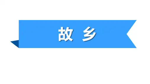 《故乡》ppt课件