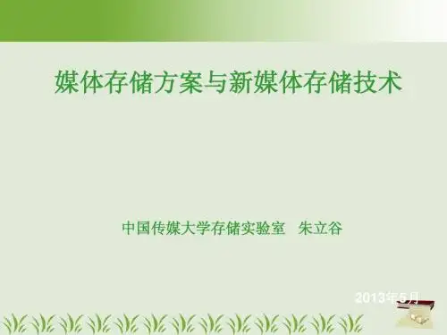 媒体存储技术-7媒体存储方案与新媒体存储技术