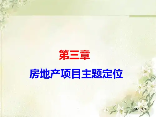 房地产项目主题定位