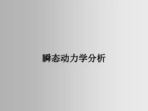瞬态动力学分析-PPT