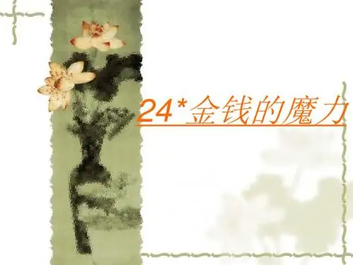 24金钱的魔力