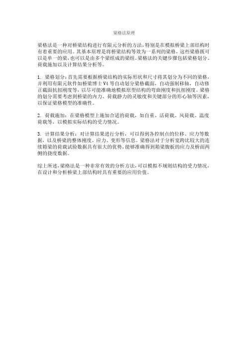 梁格法原理