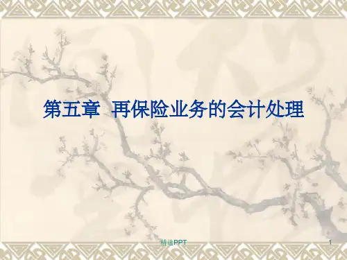 《再保险业务的核算》PPT课件