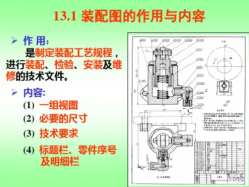 机械设计学习装配图教学课件PPT