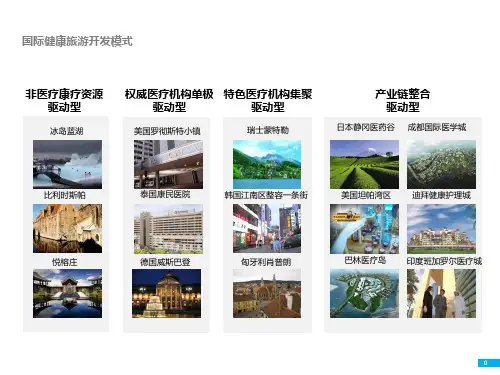 2020年国内外医疗康养旅游开发模式研究含案例