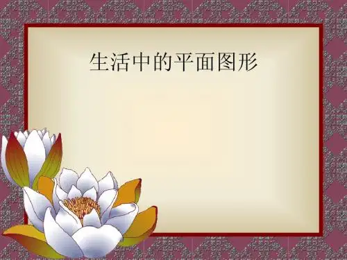 生活中的平面图形