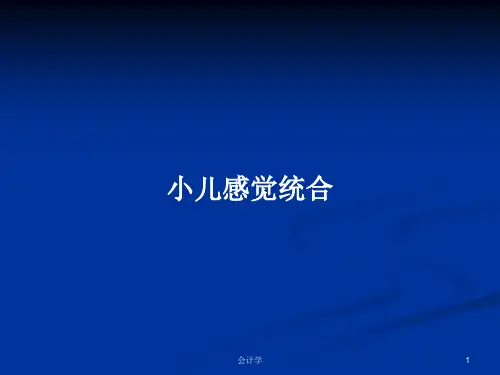 小儿感觉统合PPT学习教案