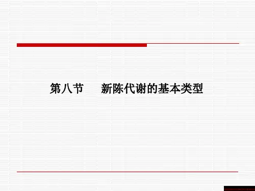 《新陈代谢的基本类型》(高二生物)