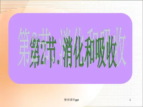 《食物的消化》PPT课件