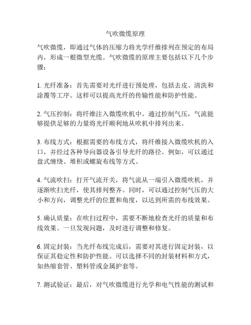 气吹微缆原理