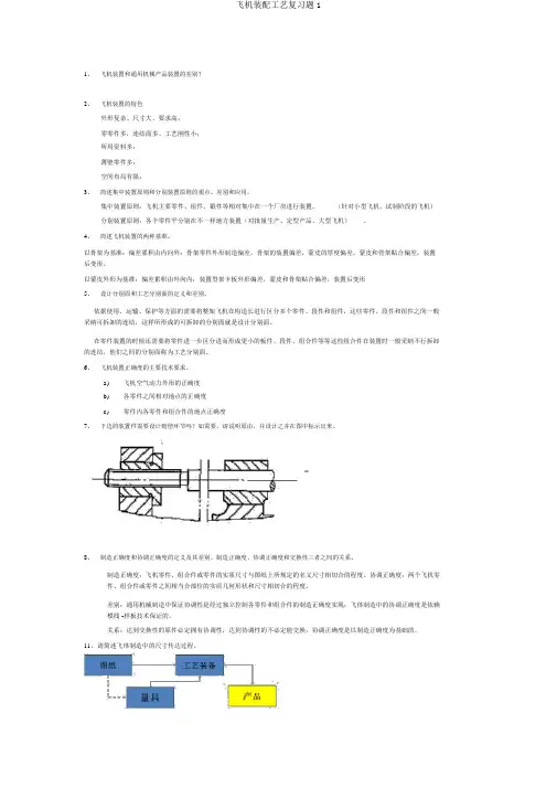 飞机装配工艺复习题1