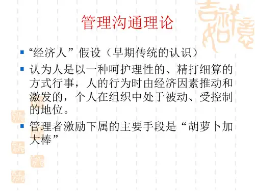 管理沟通理论
