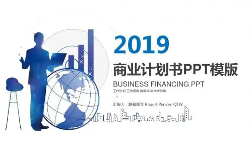 创业融资招商商业计划书PPT模板
