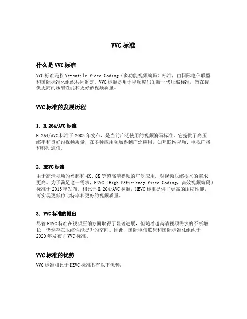 vvc标准