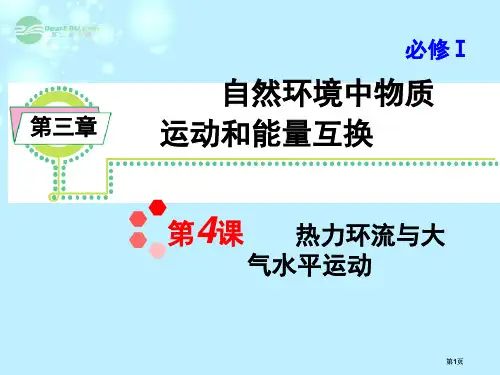 届高考地理一轮复习热力环流与大气的水平运动新人教版必修公开课一等奖优质课大赛微课获奖课件