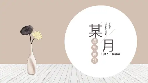 北欧ins风清新淡雅通用PPT模板