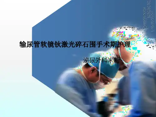输尿管软镜钬激光碎石围手术期护理ppt课件