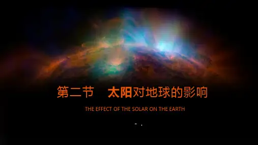《太阳对地球的影响》宇宙中的地球PPT课件