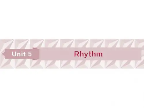2019届一轮复习北师大版必修二Unit 5 Rhythm课件(96张)
