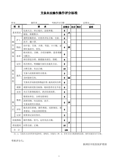 2艾条灸法(定)
