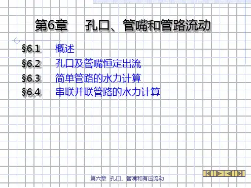 工程流体力学第六章 精选文档