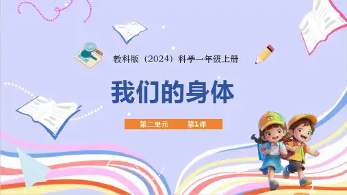 2.1《我们的身体》课件-2024-2025学年一年级上册科学教科版