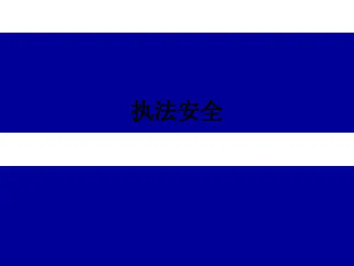 执法安全ppt课件