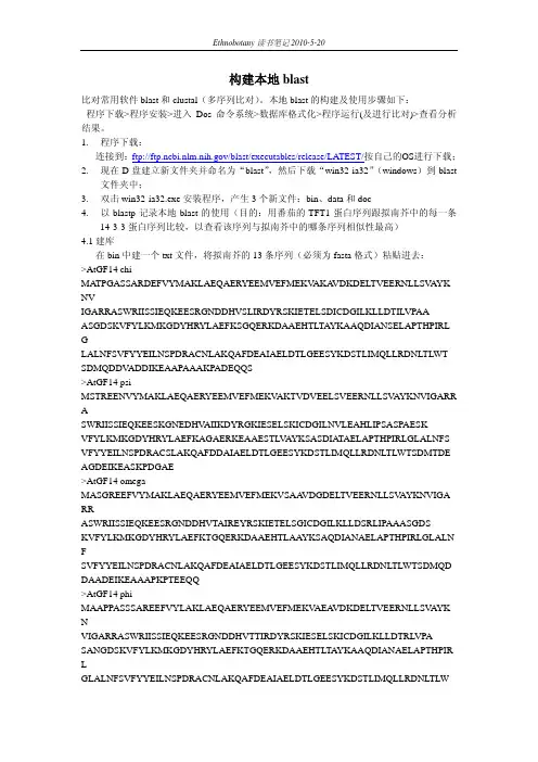 构建本地 blast - 成长博客博客教育博客教师博客学生博客