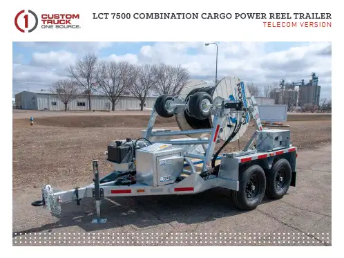 2021 Larson 7500G 组合货运电缆卧载器 - 电信版说明书