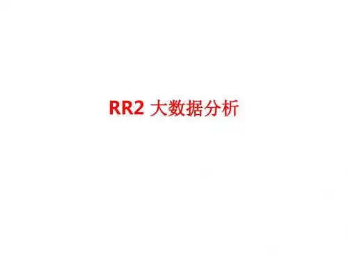 [课件]RR2 大数据分析PPT