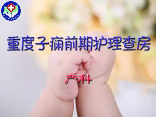 重度子痫前期护理查房