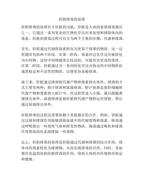 肝胆排毒的原理