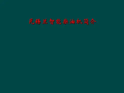 瓦锡兰智能柴油机简介