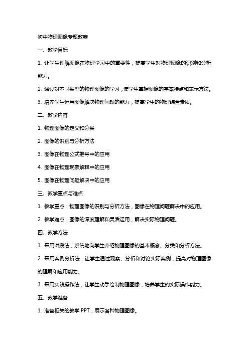 初中物理图像专题教案