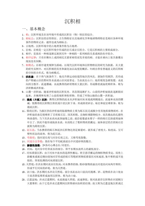 沉积相