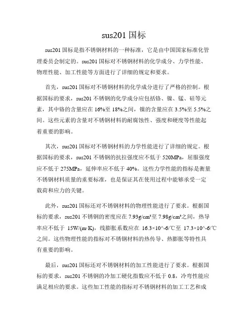 sus201国标