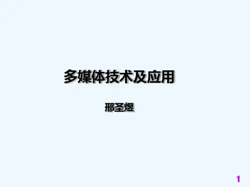 多媒体的类型、应用与发展(ppt 18页)
