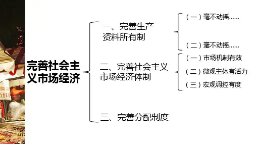综合探究加快完善社会主义市场经济体制课件高中政治统编版必修二经济与社会