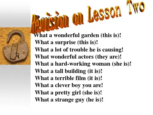 新概念英语第2册课件Lesson03(共36页)