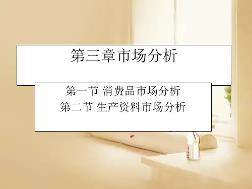 消费品市场分析