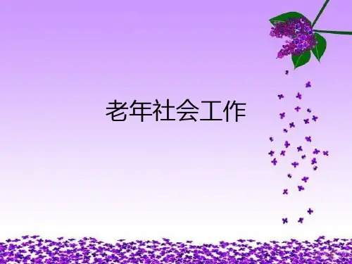 老年社会工作ppt课件