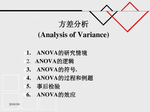 大学课程《心理统计》课后习题10 ANOVA2014