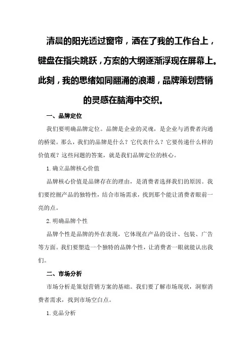 最好的品牌策划营销方案