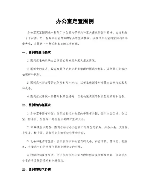 办公室定置图例