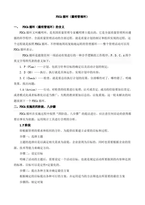 戴明管理环